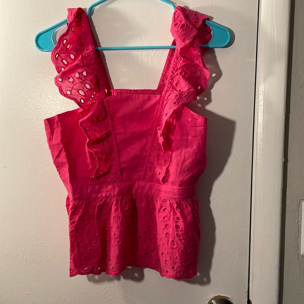 Pink banana republic top never worn